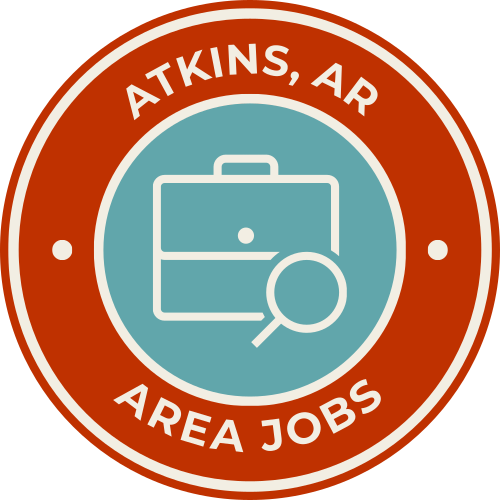 Atkins, AR AREA JOBS logo